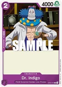 Dr. Indigo - ST-05: Starter Deck 5 Film Edition - One Piece Card Game card