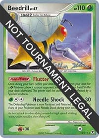 Beedrill (15) - 2009 (Stephen Silvestro) - World Championship Decks - Pokemon card