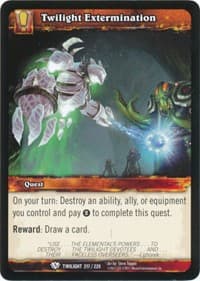 Twilight Extermination - Twilight of the Dragons - WoW card