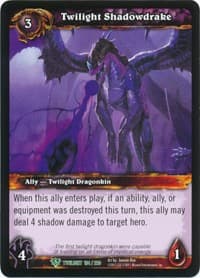 Twilight Shadowdrake - Twilight of the Dragons - WoW card