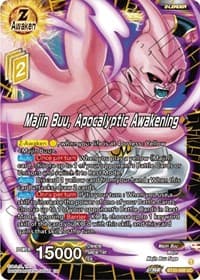 Majin Buu, Apocalyptic Awakening - Power Absorbed - Dragon Ball Super: Masters card