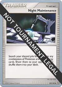 Night Maintenance - 2009 (David Cohen) - World Championship Decks - Pokemon card