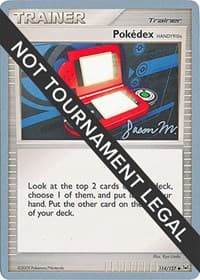 Pokedex (HANDY910is) - 2009 (Jason Martinez) - World Championship Decks - Pokemon card