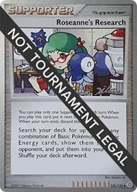 Roseanne's Research - 2009 (Stephen Silvestro) - World Championship Decks - Pokemon card