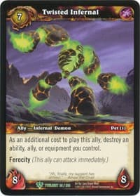 Twisted Infernal - Twilight of the Dragons - WoW card