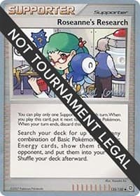 Roseanne's Research - 2009 (David Cohen) - World Championship Decks - Pokemon card
