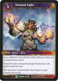 Twisted Light - Twilight of the Dragons - WoW card