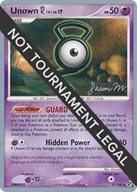 Unown [G] - 2009 (Jason Martinez) - World Championship Decks - Pokemon card