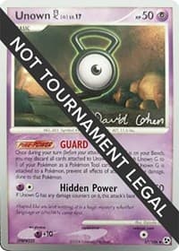 Unown [G] - 2009 (David Cohen) - World Championship Decks - Pokemon card
