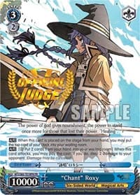 "Chant" Roxy (Judge Promo) - Mushoku Tensei: Jobless Reincarnation - Weiss Schwarz card