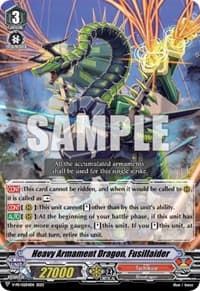 Heavy Armament Dragon, Fusillaider - V Promo Cards - Cardfight Vanguard card