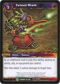 Twisted Wrath - Twilight of the Dragons - WoW card
