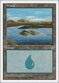 Island (169) - Portal Three Kingdoms - Magic: The Gathering card