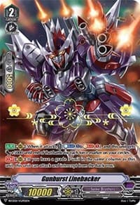 Gunburst Linebacker (Hot Stamped) - Bushiroad Event Cards - Cardfight Vanguard card