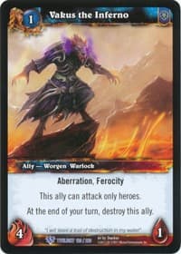 Vakus the Inferno - Twilight of the Dragons - WoW card