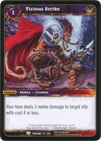 Vicious Strike - Twilight of the Dragons - WoW card