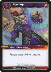 Void Rip - Twilight of the Dragons - WoW card