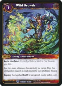 Wild Growth - Twilight of the Dragons - WoW card