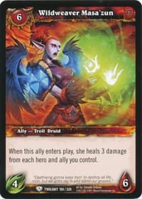 Wildweaver Masa'zun - Twilight of the Dragons - WoW card