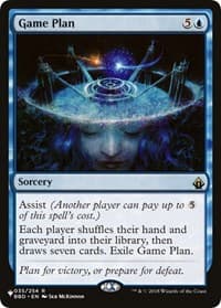 Game Plan - The List Reprints - Magic: The Gathering card