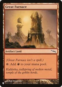 Great Furnace (MRD) - The List Reprints - Magic: The Gathering card