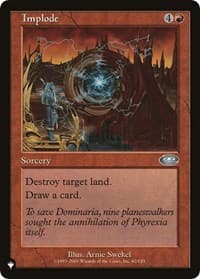Implode - The List Reprints - Magic: The Gathering card