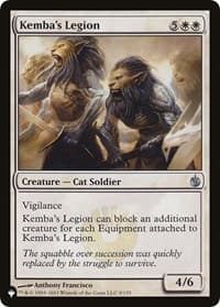 Kemba's Legion - The List Reprints - Magic: The Gathering card