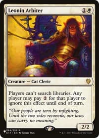Leonin Arbiter - The List Reprints - Magic: The Gathering card
