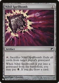 Nihil Spellbomb - The List Reprints - Magic: The Gathering card