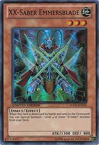 XX-Saber Emmersblade - Hidden Arsenal 4 - YuGiOh card