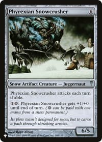 Phyrexian Snowcrusher - The List Reprints - Magic: The Gathering card