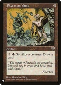 Phyrexian Vault - The List Reprints - Magic: The Gathering card