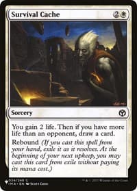 Survival Cache - The List Reprints - Magic: The Gathering card