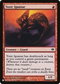 Toxic Iguanar - The List Reprints - Magic: The Gathering card