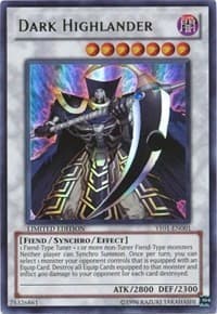 Dark Highlander - Yu-Gi-Oh! 5D's Manga Promotional Cards - YuGiOh card