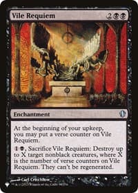 Vile Requiem (C13) - The List Reprints - Magic: The Gathering card