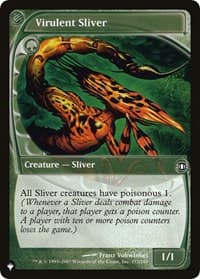 Virulent Sliver - The List Reprints - Magic: The Gathering card