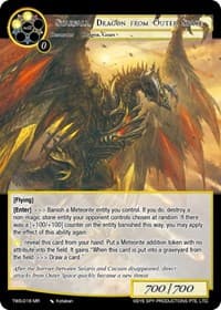 Starfall, Dragon from Outer Space - The War of the Suns - Force of Will card