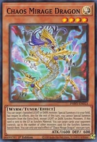 Chaos Mirage Dragon - Photon Hypernova - YuGiOh card