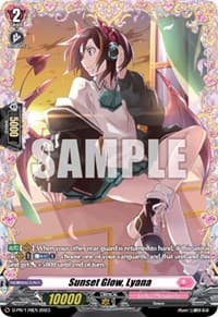 Sunset Glow, Lyana (Frame Rare) - D Promo Cards - Cardfight Vanguard card