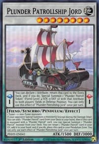 Plunder Patrollship Jord - Photon Hypernova - YuGiOh card