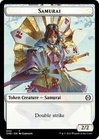 Samurai Token - Phyrexia: All Will Be One - Magic: The Gathering card