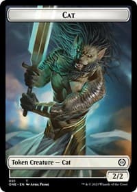 Cat Token - Phyrexia: All Will Be One - Magic: The Gathering card