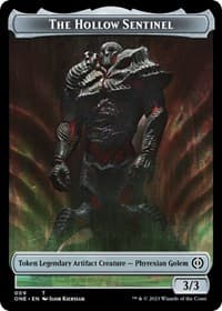 The Hollow Sentinel Token - Phyrexia: All Will Be One - Magic: The Gathering card