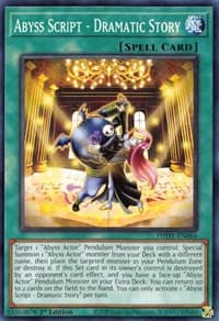 Abyss Script - Dramatic Story - Photon Hypernova - YuGiOh card