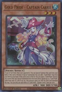 Gold Pride - Captain Carrie - Photon Hypernova - YuGiOh card