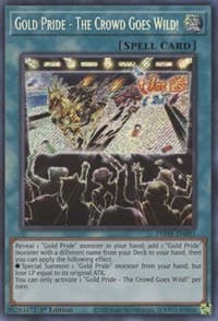 Gold Pride - The Crowd Goes Wild! - Photon Hypernova - YuGiOh card