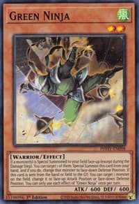 Green Ninja - Photon Hypernova - YuGiOh card