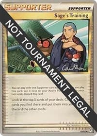 Sage's Training - 2011 (Ross Cawthon) - World Championship Decks - Pokemon card