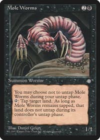 Mole Worms - Ice Age - Magic: The Gathering card